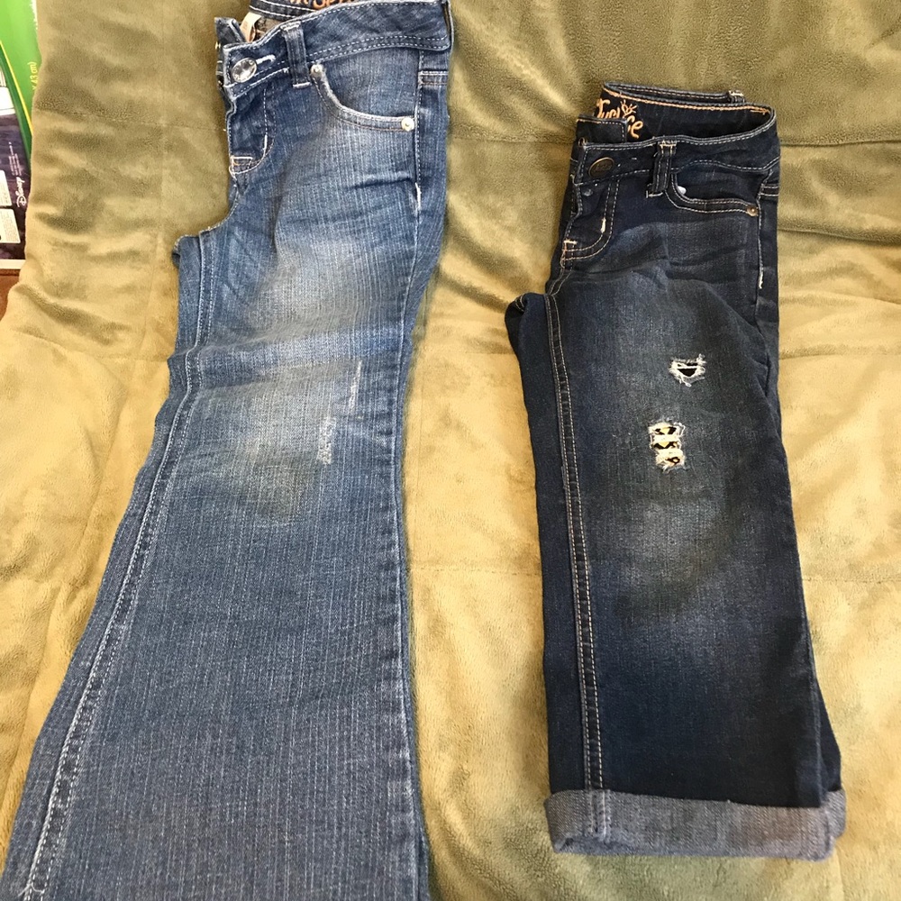 Justice jeans and capris